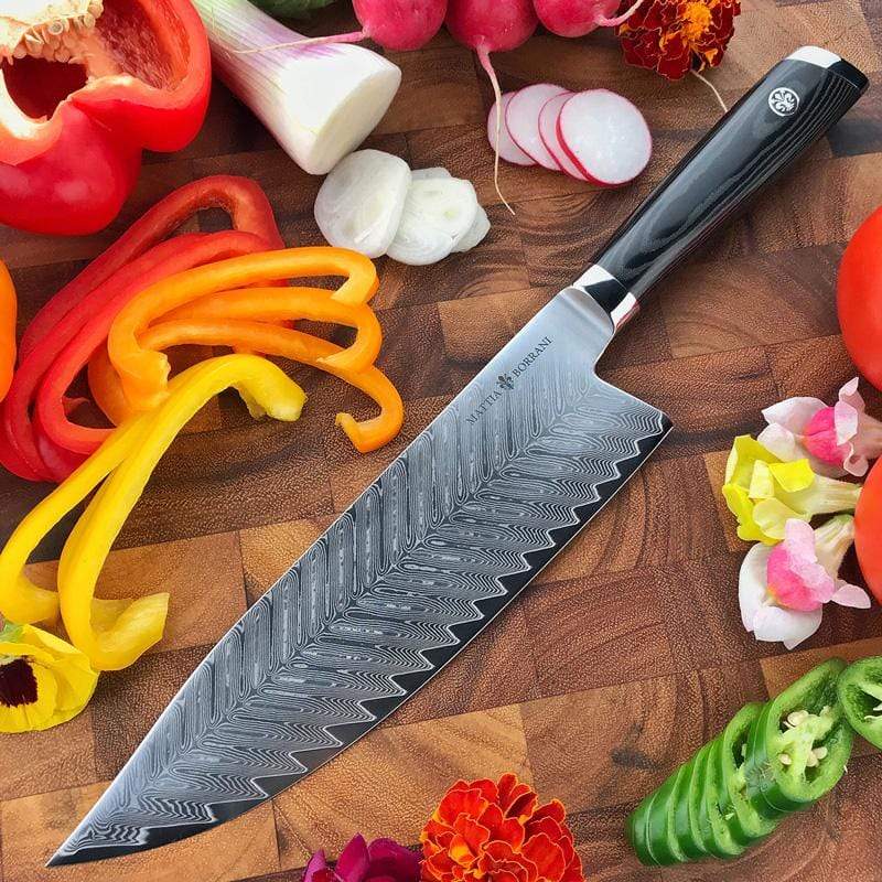 Beautiful Damascus Chef Set For Sale, Kitchen Knives, USA